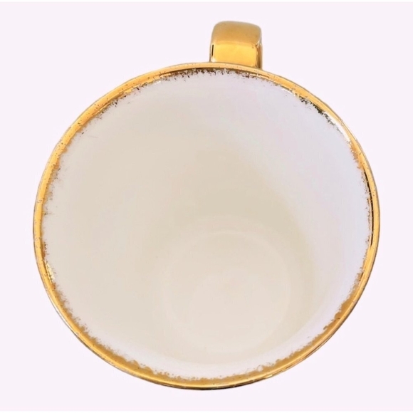 Vintage China Royal Albert Old Country Coffee Mug Roses Mug Rare Gold Tone Cup - Picture 5 of 5